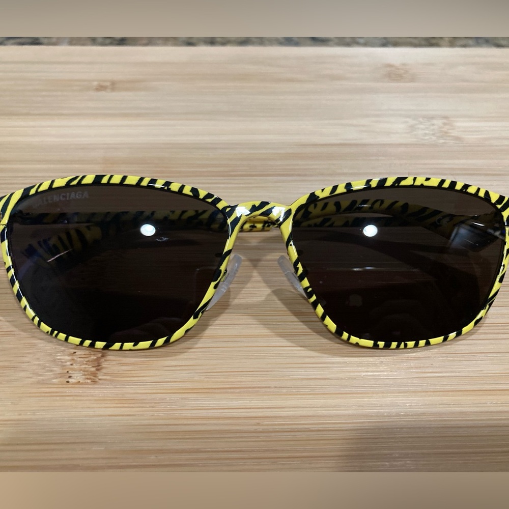 Balenciaga Yellow Tiger sunglasses